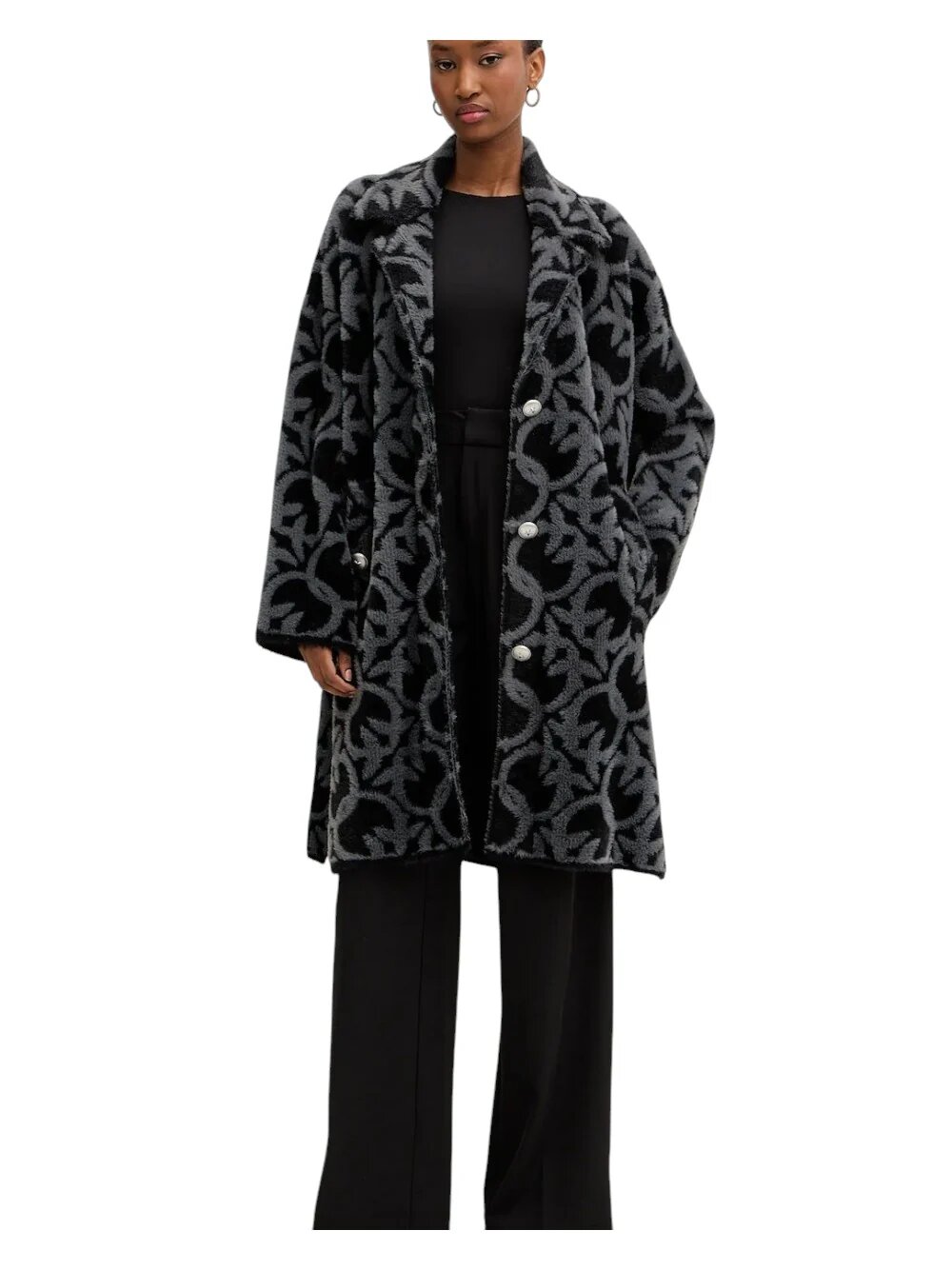 Zante Cappotto Effetto Velour Pinko Cappotti Donna 105415A2WYAI25.26. - immagine 4