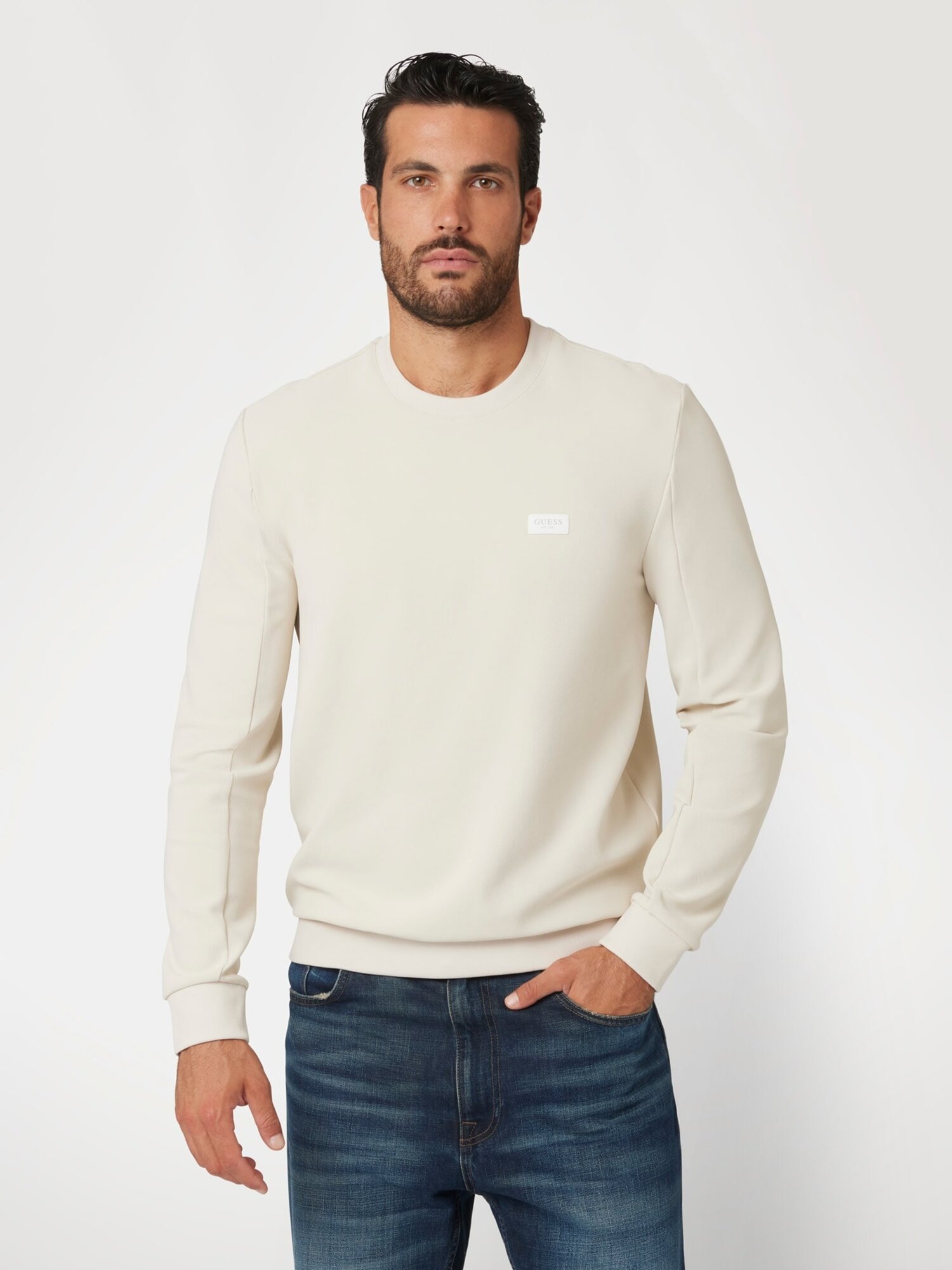 Tech Stretch Cn Swea Guess Felpe Uomo M4YQ09 KCBL0.AI2526. - immagine 3