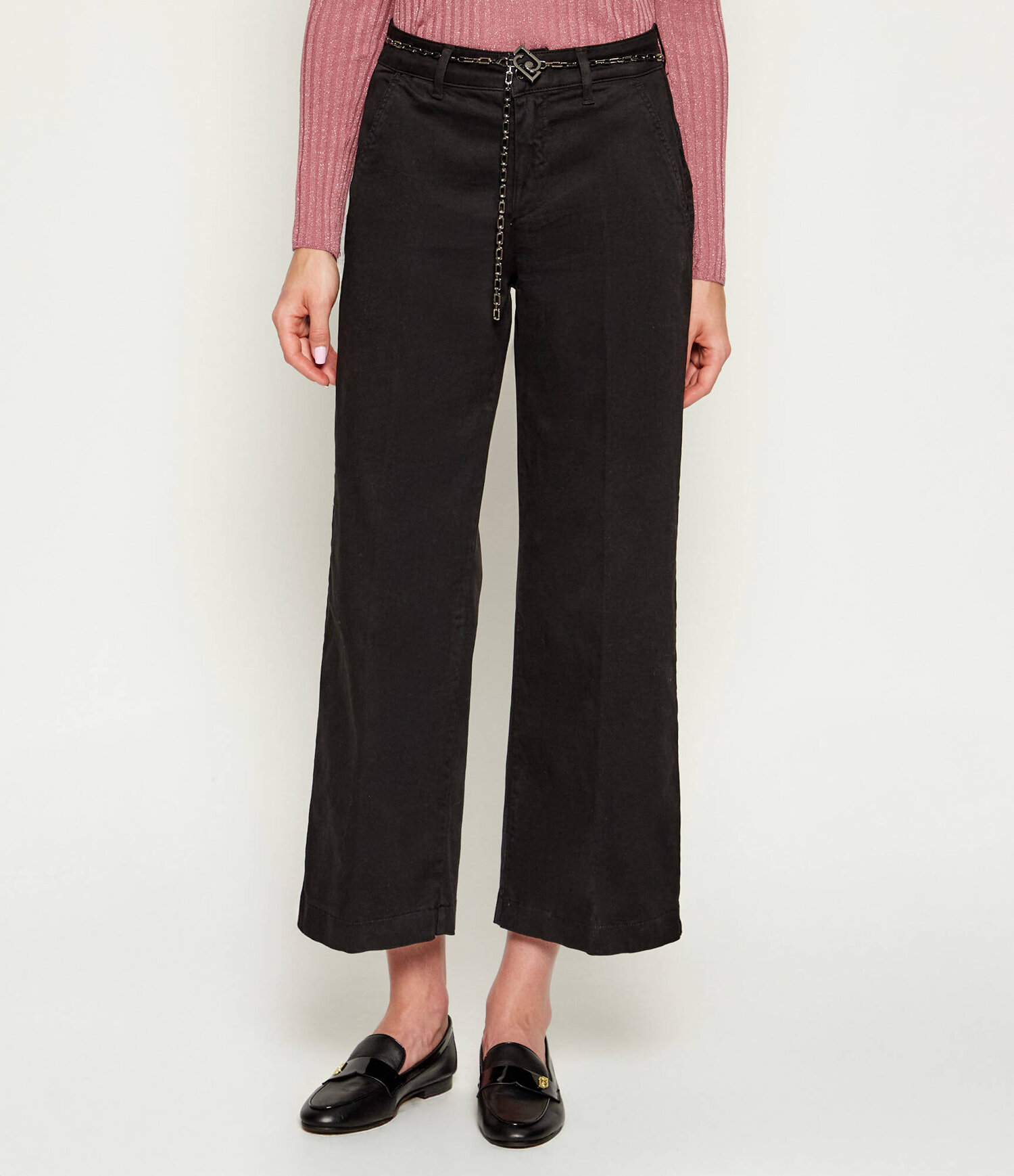 Pant.b.up Flare Cropped H.w. Liu Jo Pantaloni Donna 
 
 MF5406T8191AI25.26.