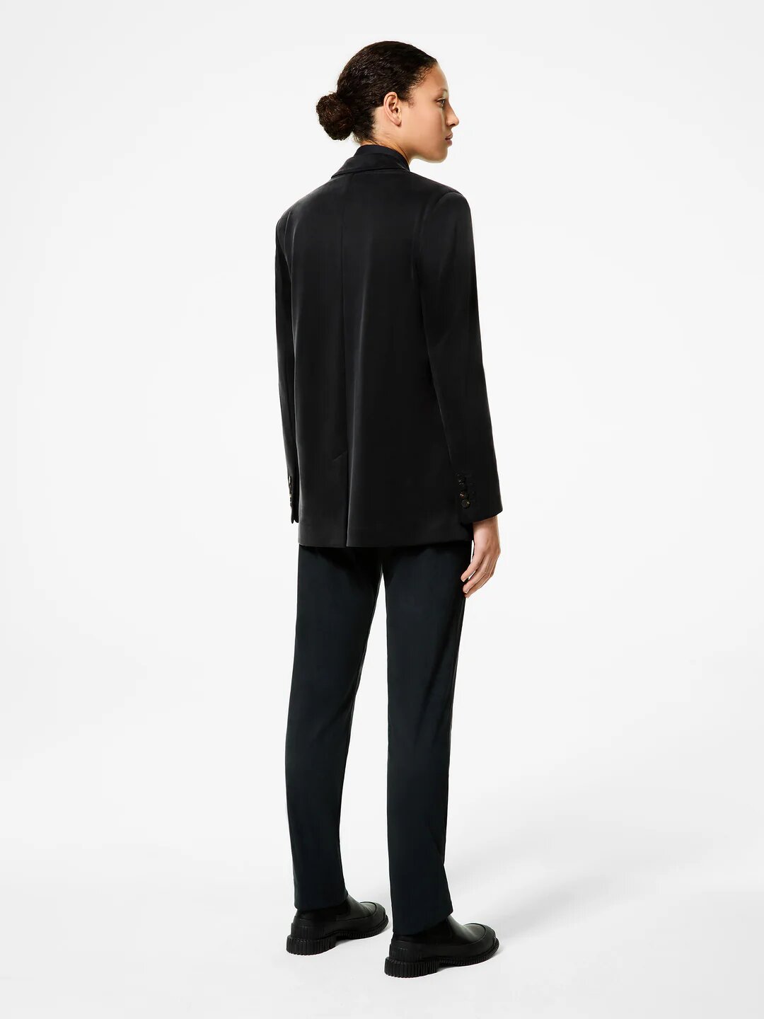 Cupro Boyfriend Wom Blazer Rrd Giubbotti Donna 
 
 W25606AI25.26. - immagine 3