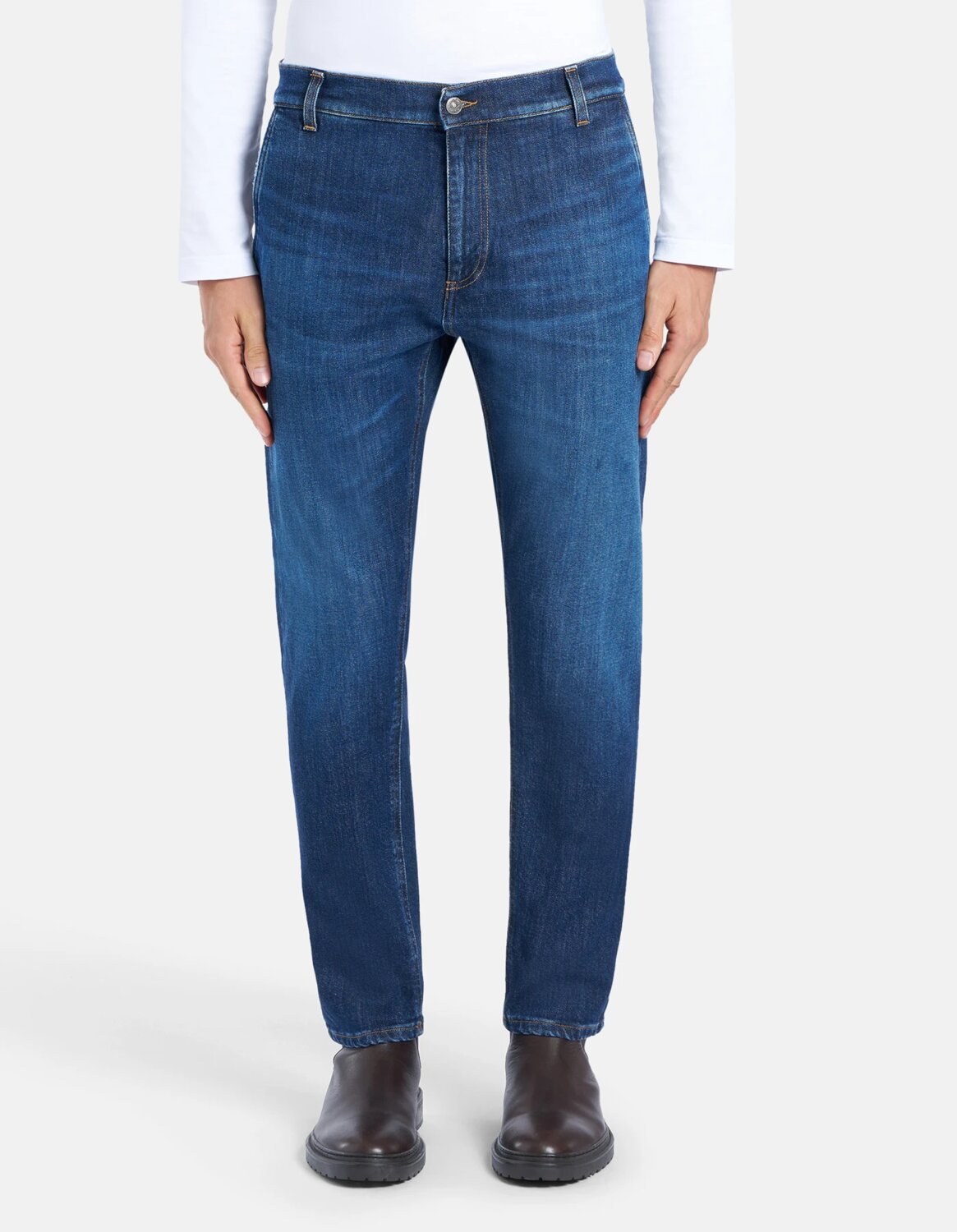 Pantalone Jeff Dondup Jeans Uomo 
 
 UP641 DSE340U K05AI2526.