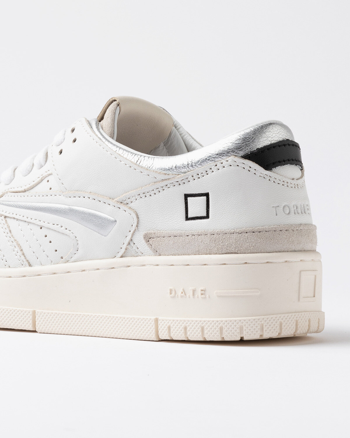 Torneo Shiny White-Silver W8f D.a.t.e. Sneakers Donna 
 
 W431-TO-SH-WSAI2526. - immagine 4