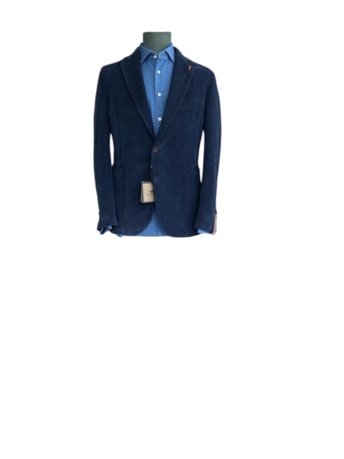 Giacca in velluto due bottoni slim Art. Portland Mulish R7002AI2526. - immagine 3