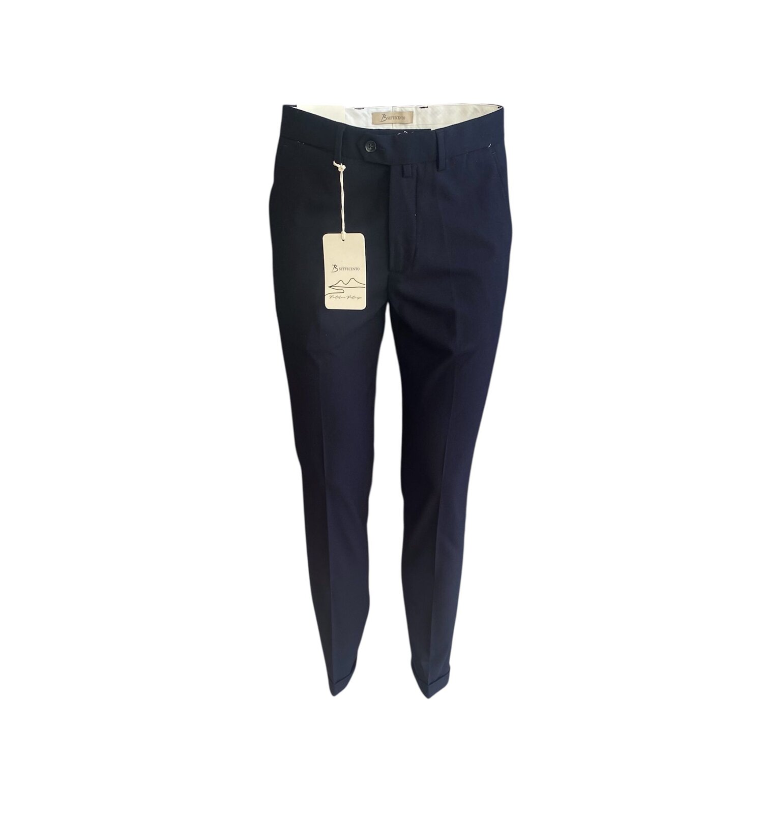 Pantalone Chino 100% lana Bsettecento Pantaloni Uomo MH700 2757