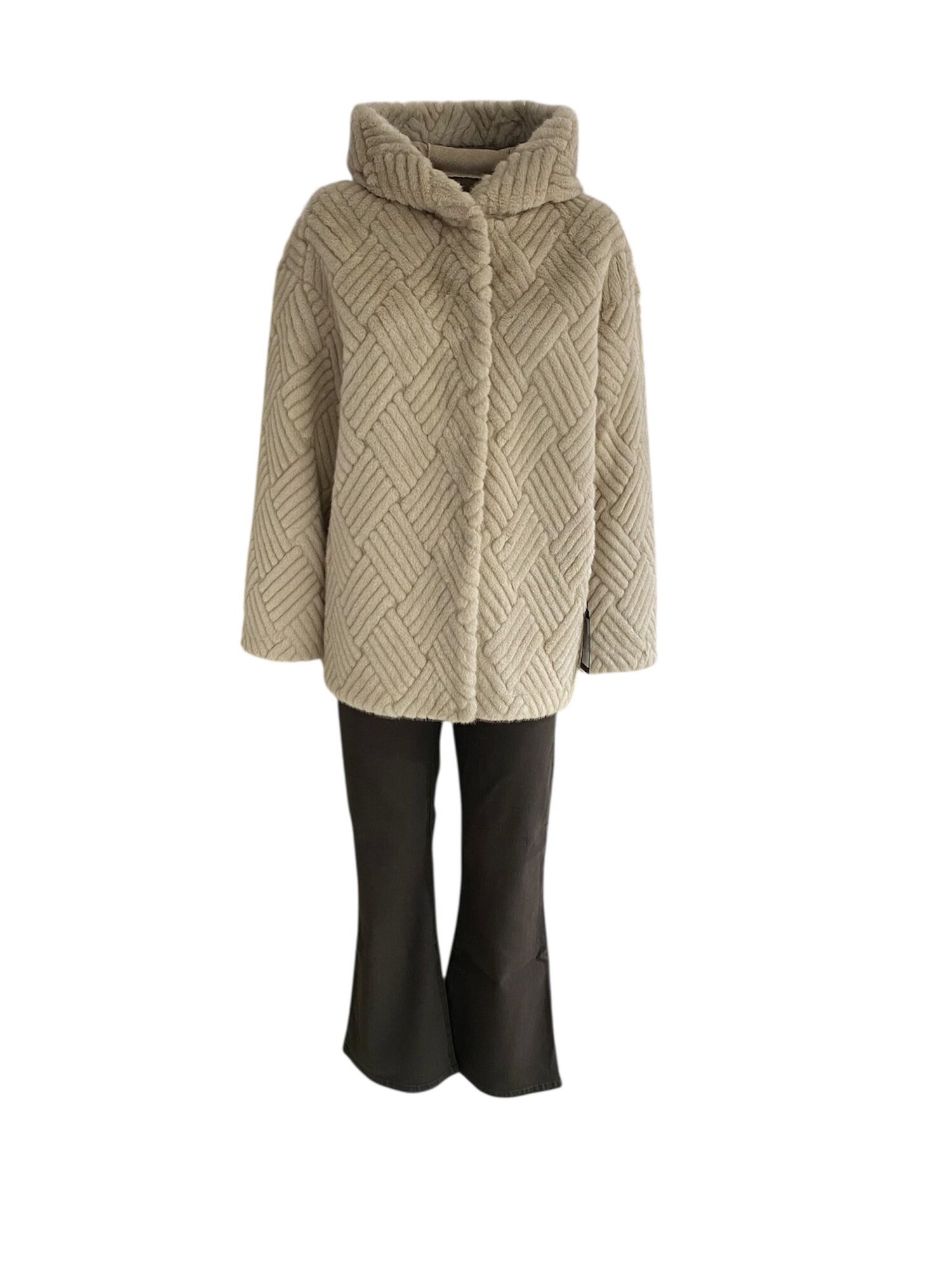 Giacca Cappuccio reversibile Diamond Tavus Giubbotti Donna 25210BEI